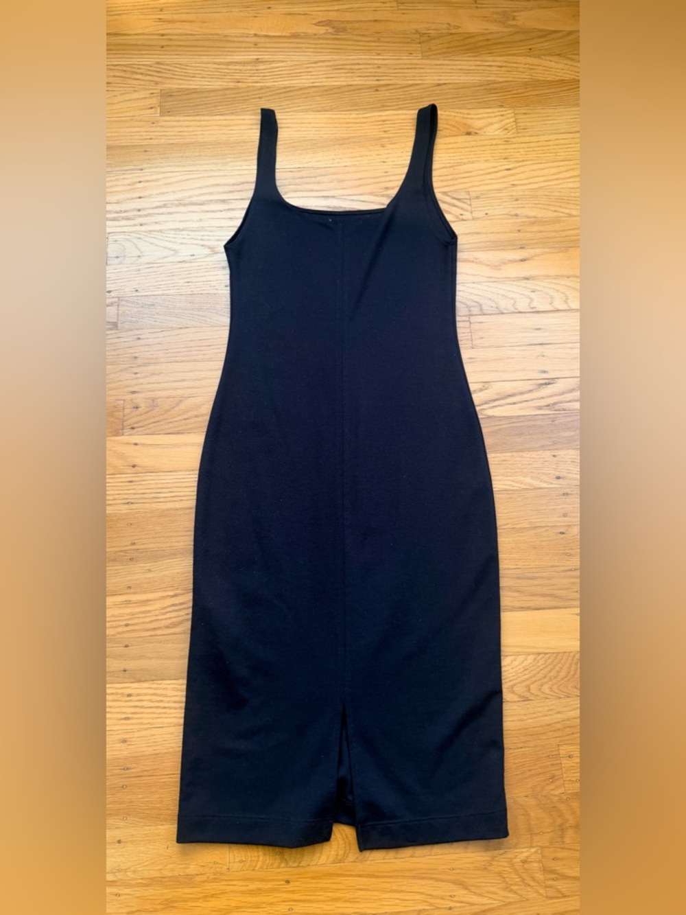 Zara Black Scoop Neck Midi Dress - Picture 5 of 5